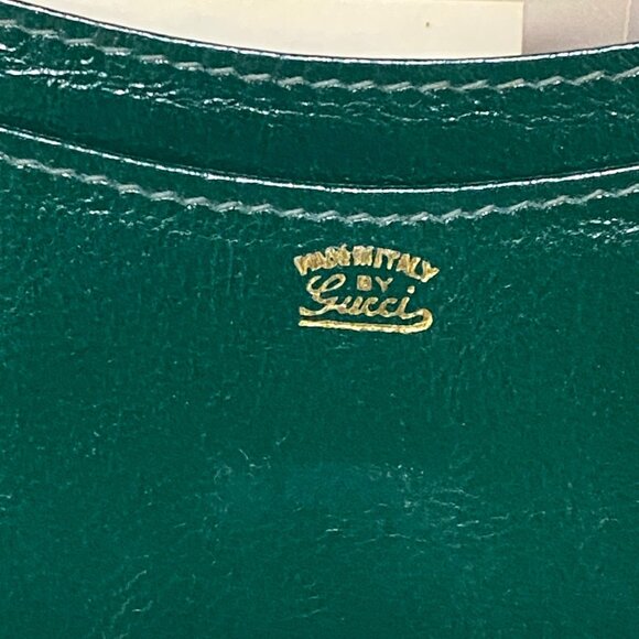 Vintage Gucci Sherry Line Suede and Leather Wallet Bi-fold with Chain - Picture 9 of 10